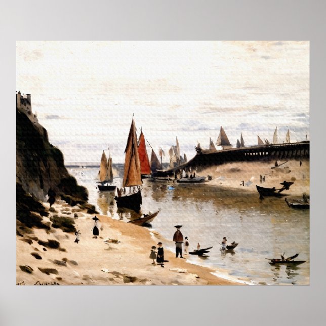 Trouville Breakwater Poster (Front)