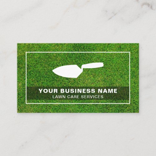 Trowel Gardening Landscaping Lawn Care Business Card