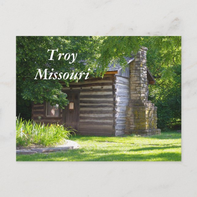 Troy 076, Troy Missouri Postcard (Front)