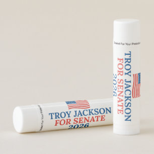 Troy Jackson for Senate 2026 Election Lip Balm