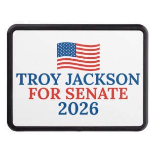Troy Jackson for Senate 2026 Maine Election Hitch Cover
