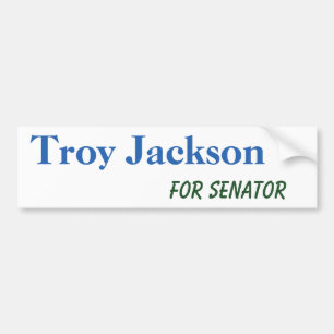 Troy Jackson for U.S. Senate against Susan Collins Bumper Sticker