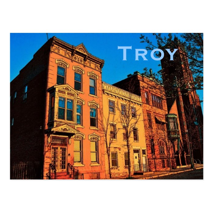 Troy (NY) Postcard