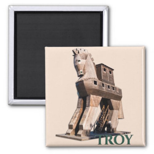 Troy Trojan Horse Magnet