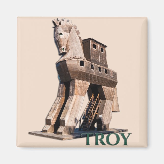 Troy: Trojan Horse Magnet (Front)