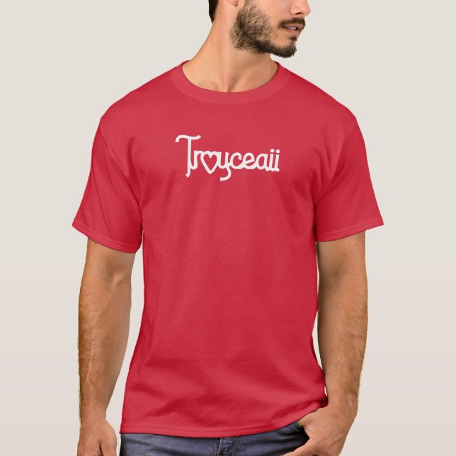 Troyceaii red logo tee (Front)