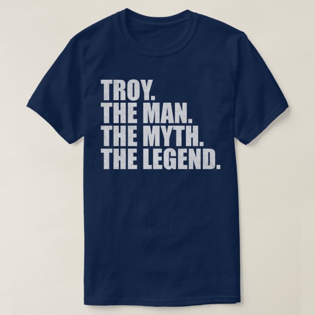 TroyTroy Name Troy given name T-Shirt (Design Front)