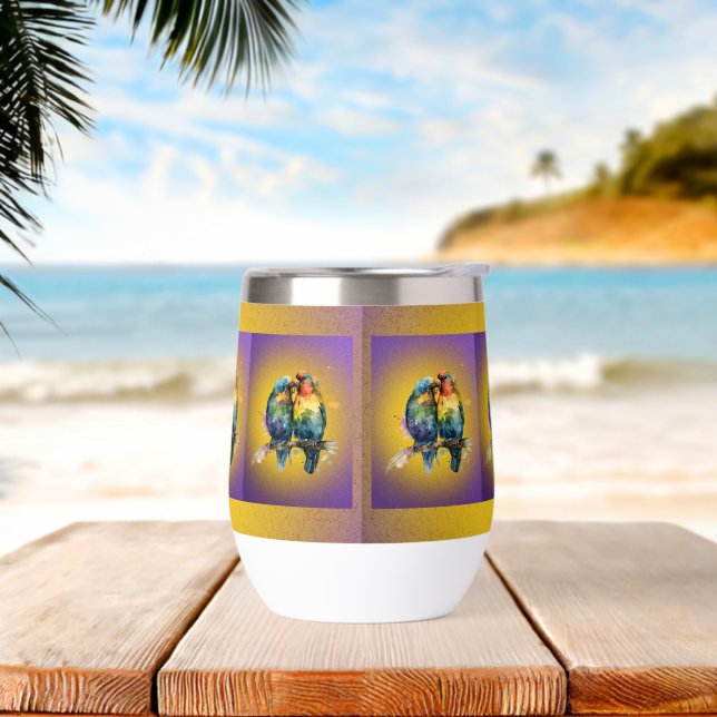 Trreal Home & Living Thermal Wine Tumbler (Beach)