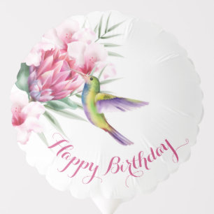 Trropical bird custom  balloon