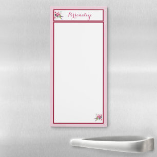 Trropical bird custom post-it notes magnetic notepad