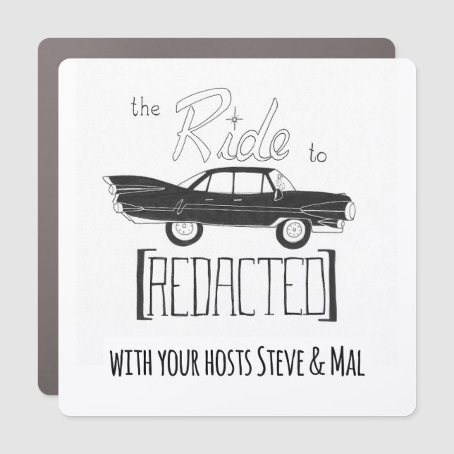 TRTR car magnet (Front)