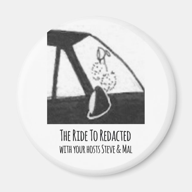 TRTR fuzzy dice button Magnet (Front)