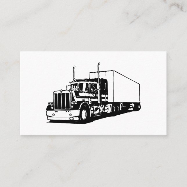 Truck and Dry-van Business Card (Front)