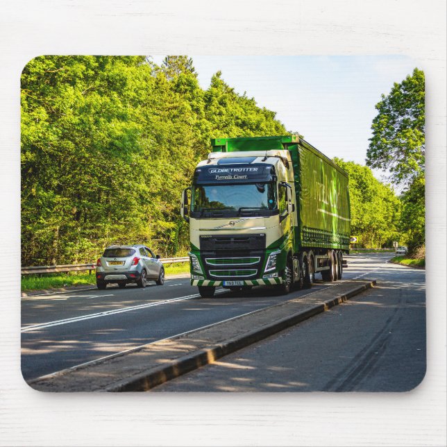 Truck and Trailer Mouse Mat (Front)
