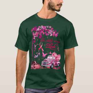 Truck Breast Cancer Awareness Pink Ribbon Breast C T-Shirt