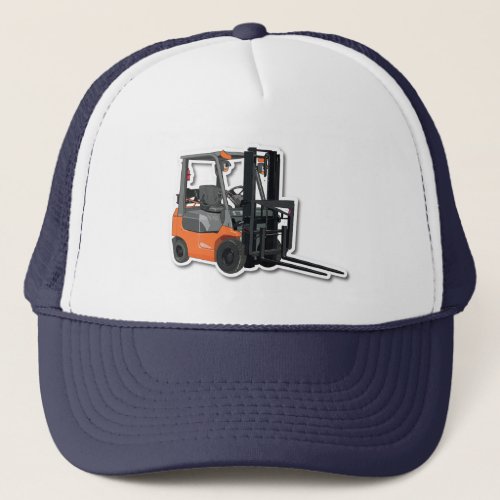 Truck cap with forklift design