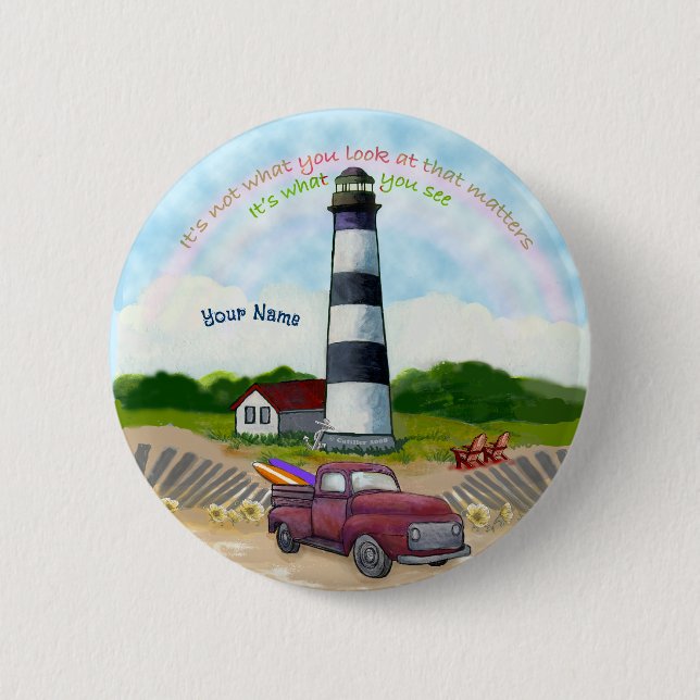 Truck Choice  Lighthouse Button (Front)