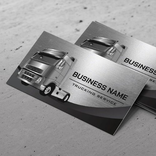 Truck Company Professional Transportation Driver Business Card