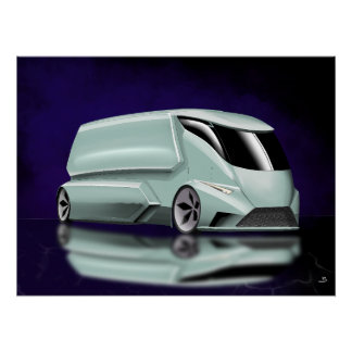 Truck concept design poster