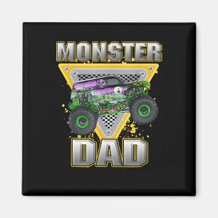 Truck Dad Fathers Day Monster Truck Are My Jam Magnet