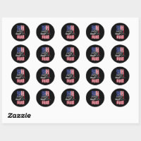 Truck Driver American USA Flag Patriotic Trucker' Sticker