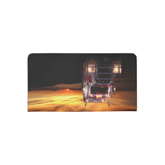 Truck Driver Checkbook Cover (Back)