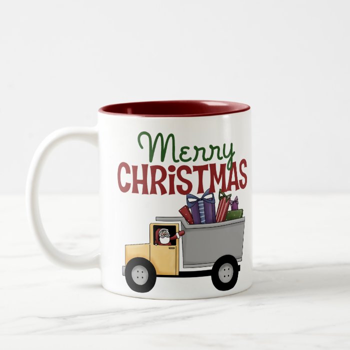 Truck Driver Christmas Mugs