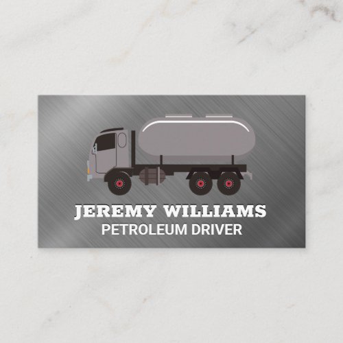 Truck Driver  Gas Petroleum Business Card
