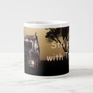 Truck driver giant coffee mug