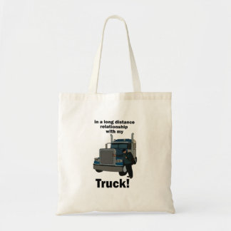 Truck Driver In a Relationship With Truck Trucker Tote Bag