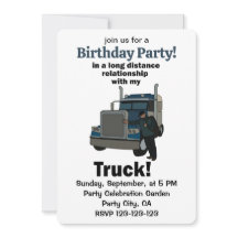 Truck Driver In Relationship With Truck Birthday
