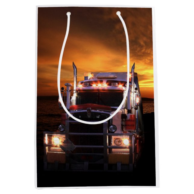 Truck Driver Medium Gift Bag (Front)