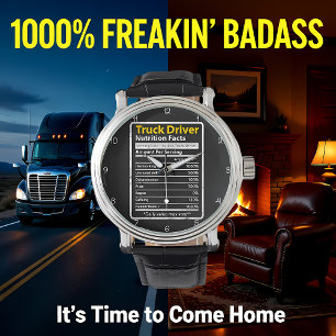 Truck Driver: Nutrition Facts Daily Watch