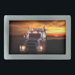 Truck Driver Rectangular Belt Buckle<br><div class="desc">Semi,  big rig,  18 wheeler whatever you call it it is big,  truck drivers belt buckle</div>