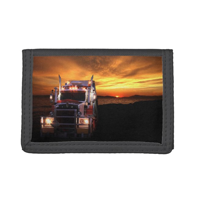 Truck Driver Tri-fold Wallet (Front)