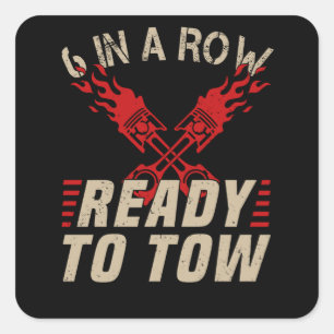 Truck Driver Truck Driver Vice Trucker Sayings Square Sticker