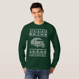 Truck Driver Ugly Christmas Sweater