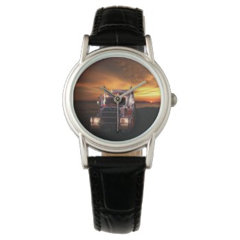 Truck Driver Watch by deemac2 at Zazzle