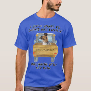 Truck Driving Dog Fox Terrier (Smooth) T-Shirt