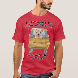 Truck Driving Dog Norfolk Terrier T-Shirt