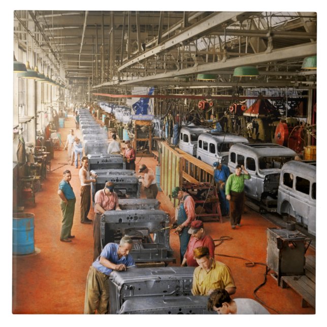 Truck - Factory - Some assembly required 1942 Ceramic Tile (Front)