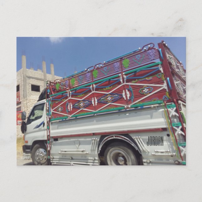 Truck in Jordan - postcard (Front)
