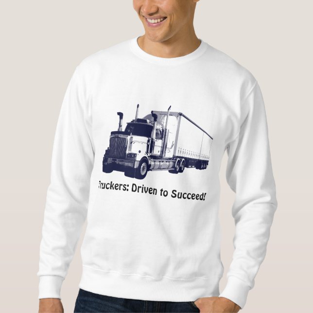 Truck & Lorry Driver Positive Thought Sweater (Front)