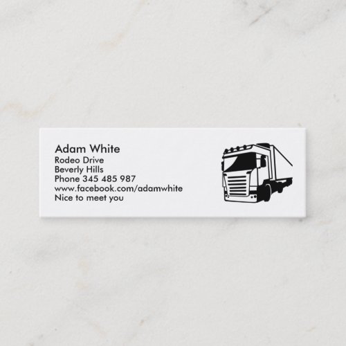 Truck Business Card Template