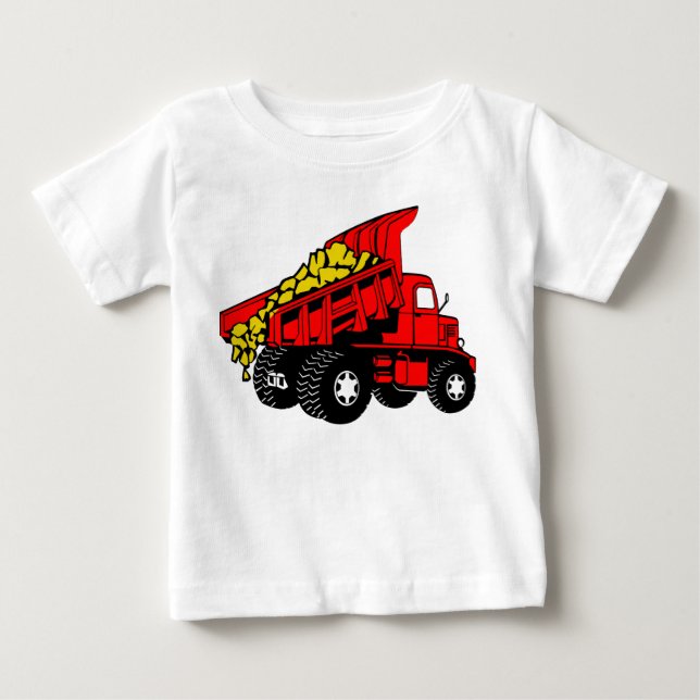 Truck red | kids boys baby T-Shirt (Front)