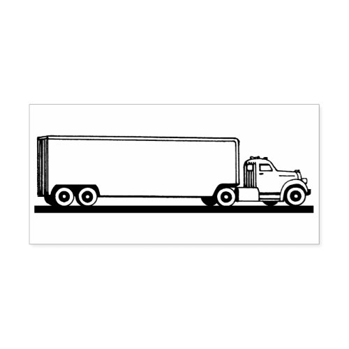 Truck Rubber Stamp
