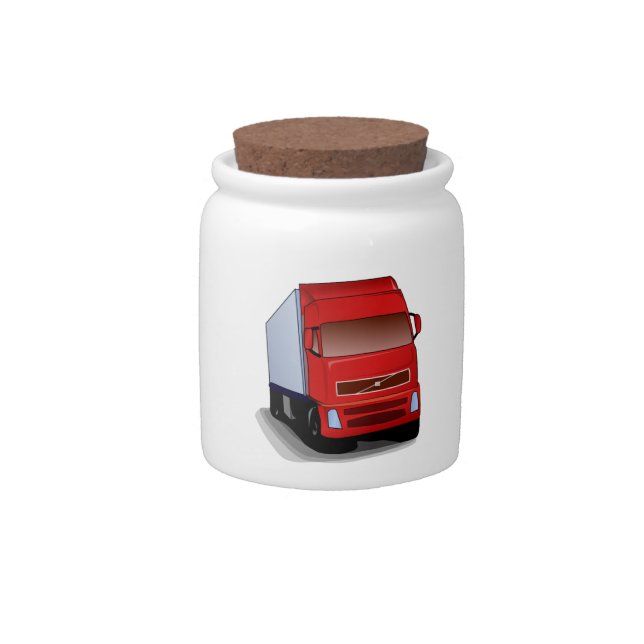 Truck Semi 4x4 ATV Destiny Congratulations Candy Jar (Front)