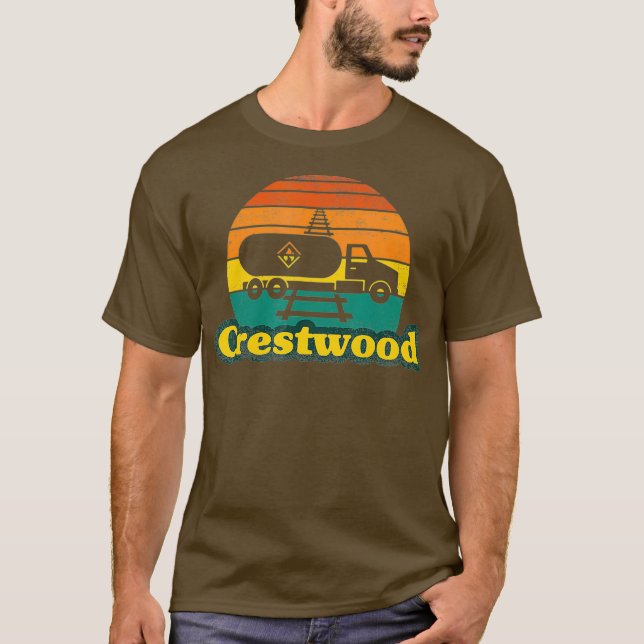 Truck Semi Stuck on Railroad  Crestwood Kentucky T-Shirt (Front)