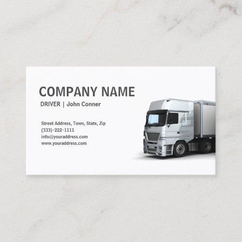 Truck Shipping Service Simple Modern Card