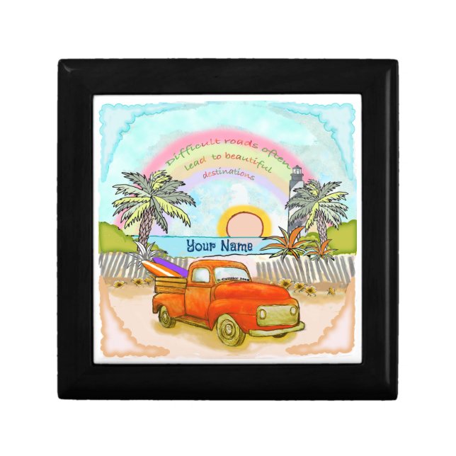 Truck Surfer  Lighthouse gift box (Front)
